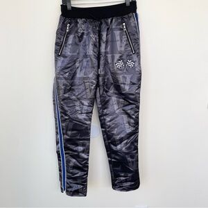 Headgear Classics Monogram Satin Victory Lap Pants M Medium Black Grey